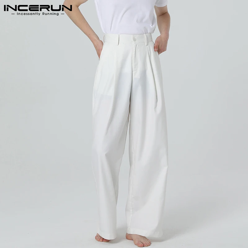 2021 Men Wide Leg Pants Button Joggers Streetwear Loose Fashion Straight Trousers Men Solid Color Casual Pantalon S-5XL INCERUN
2021 Men Wide Leg Pants Button Joggers Streetwear Loose Fashion Straight Trousers Men Solid Color Casual Pantalon S-5XL INCERUN