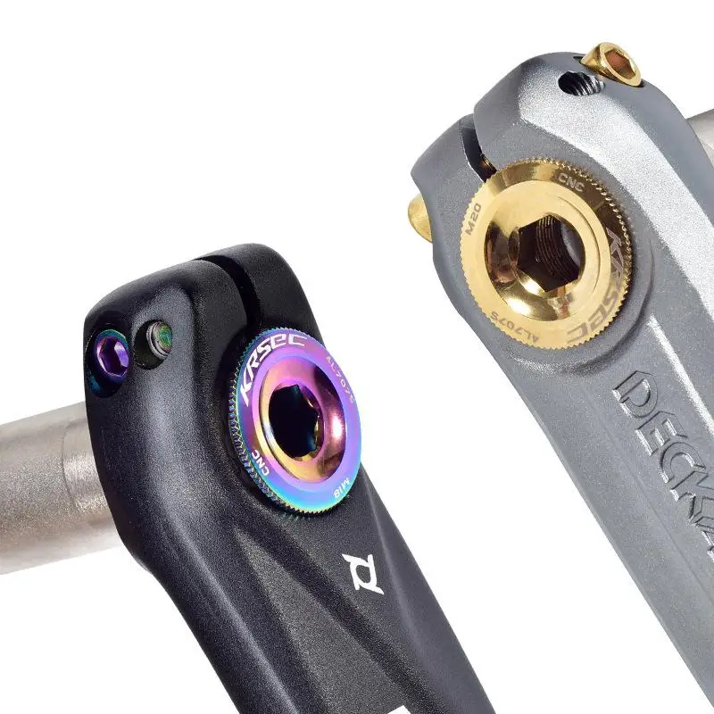 Crankset Screw M18/M20 Aluminum Alloy Hollow Bike Chain Wheel Right Crank Cap Cover Bicycle Crank Arm Parts
Crankset Screw M18/M20 Aluminum Alloy Hollow Bike Chain Wheel Right Crank Cap Cover Bicycle Crank Arm Parts