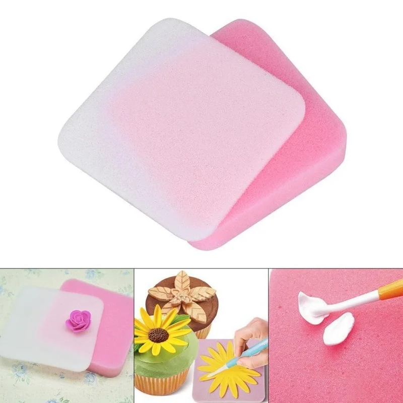 2pcs Fondant Cake Foam Pad Decorative Sponge Mat Sugarcraft Flower Modelling DIY Pads For Sugar Craft Deco
2pcs Fondant Cake Foam Pad Decorative Sponge Mat Sugarcraft Flower Modelling DIY Pads For Sugar Craft Deco