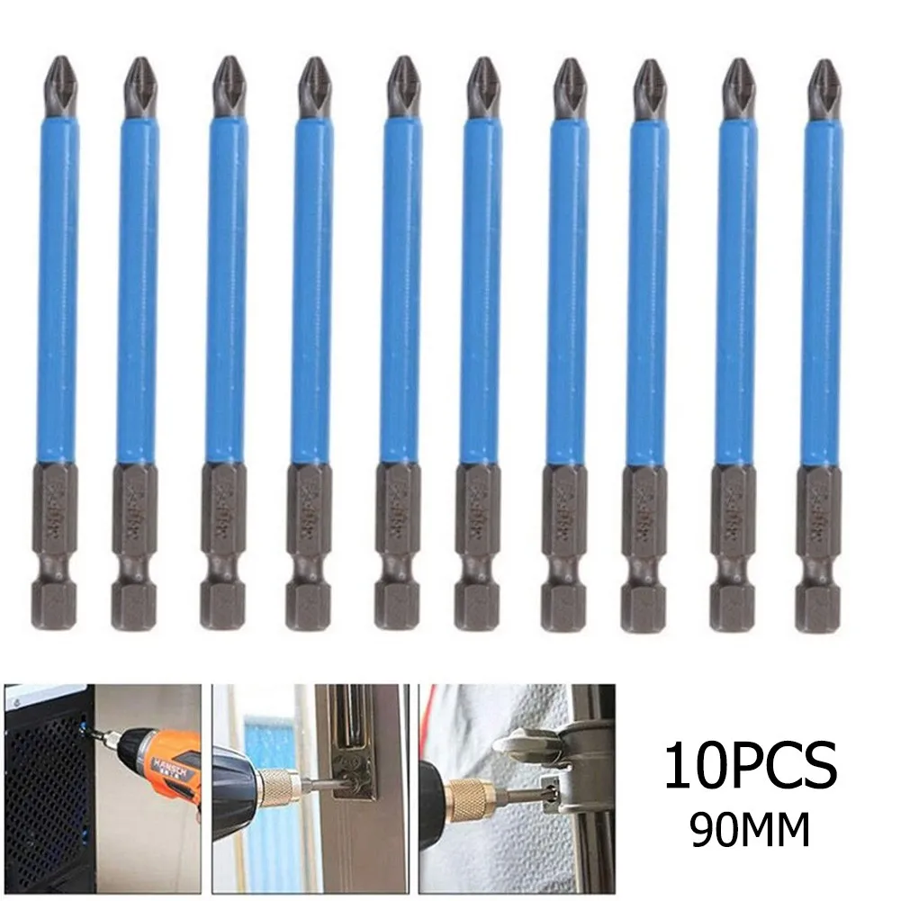 10pcs 1/4 Magnetic PH2 Hex Shank Anti Slip Screwdriver Bits Set Professional Precision Electrician Driver Nutdrivers Hand Tools
10pcs 1/4 Magnetic PH2 Hex Shank Anti Slip Screwdriver Bits Set Professional Precision Electrician Driver Nutdrivers Hand Tools