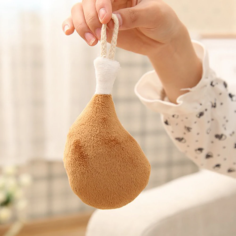 Simulation 3D Chicken Leg Plush Toy Stuffed Soft Pillow Cushion Kids Girl Gifts For Mini Size Dog Puppy cat Toys gift for foodie
Simulation 3D Chicken Leg Plush Toy Stuffed Soft Pillow Cushion Kids Girl Gifts For Mini Size Dog Puppy cat Toys gift for foodie