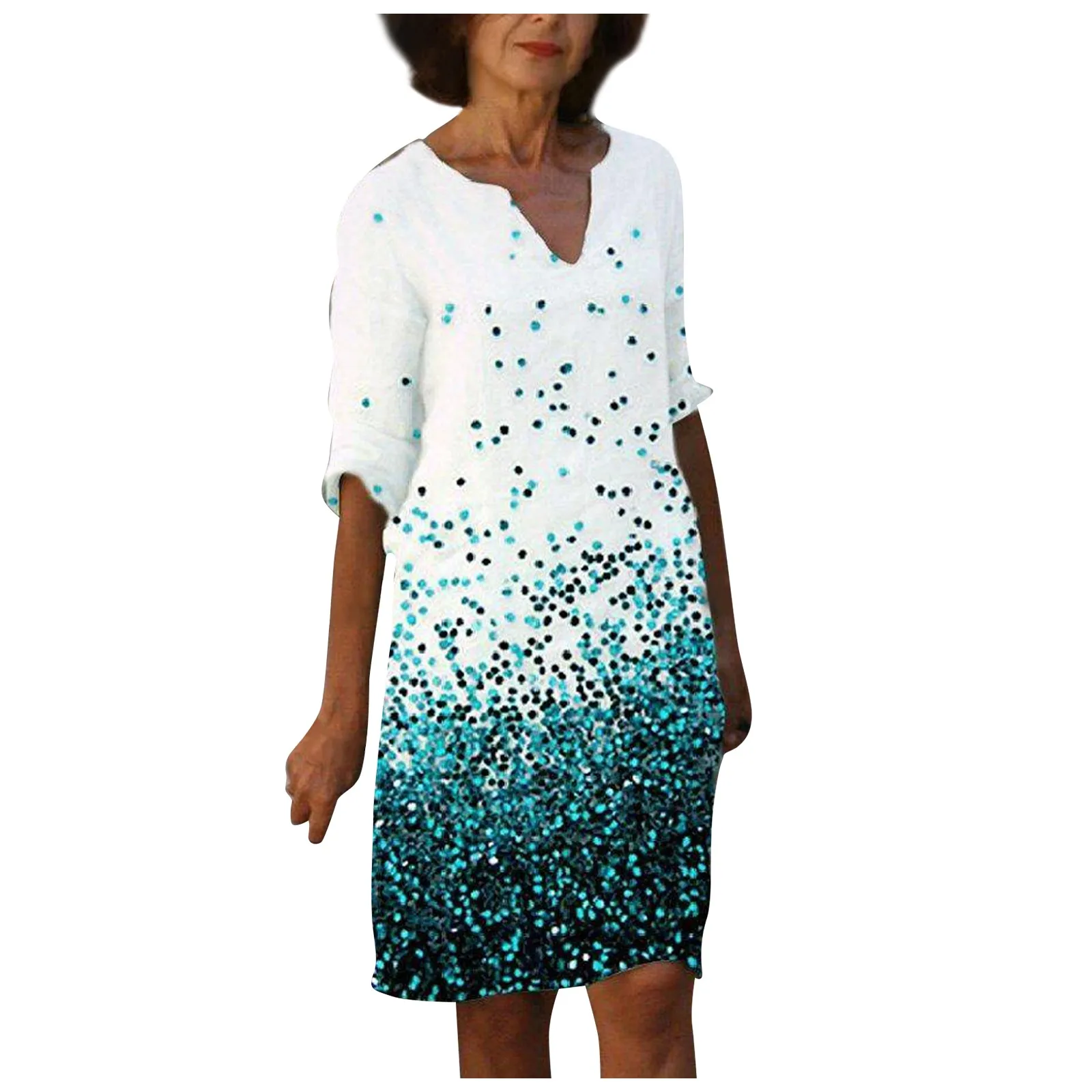 #FW V-neck Half Sleeve A-line Dresses For Women Vintage Printing Dress Casual 2021 Spring Female Loose Sundress Lady Vestidos
#FW V-neck Half Sleeve A-line Dresses For Women Vintage Printing Dress Casual 2021 Spring Female Loose Sundress Lady Vestidos