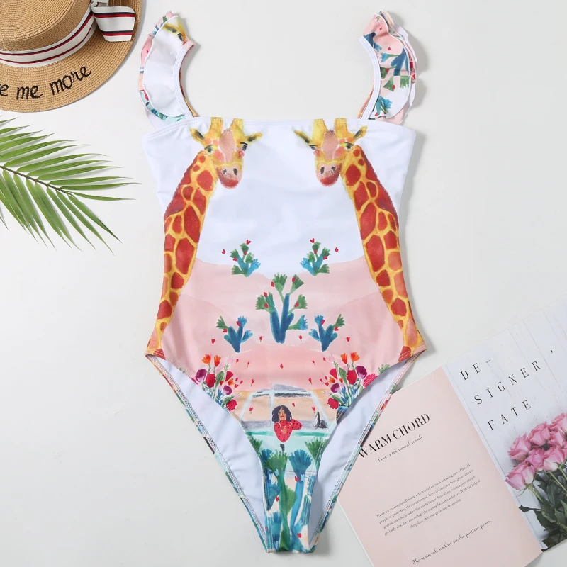 Sexy One Piece Swimsuit Women Swimwear Push Up Monokini Ruffle Bathing Suit Female Beach Wear Plus Size Swimming Suit For Girls
Sexy One Piece Swimsuit Women Swimwear Push Up Monokini Ruffle Bathing Suit Female Beach Wear Plus Size Swimming Suit For Girls