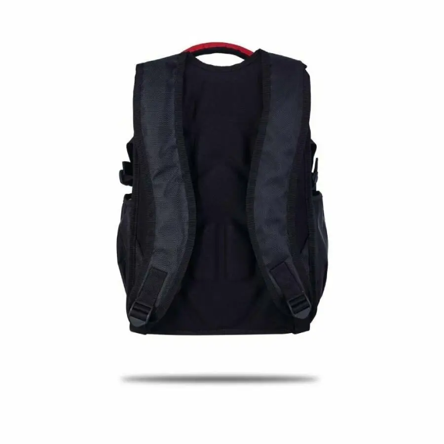 Unisex Backpack FUDELA Black and red backpack with metal crests Black 2021 Fashion
Unisex Backpack FUDELA Black and red backpack with metal crests Black 2021 Fashion