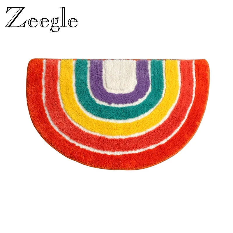 Полукруглый ковер Zeegle, мягкий плюшевый ковер, напольный ковер для дивана, нескользящий коврик для ног, декоративный ковер для гостиной, Раду...
Полукруглый ковер Zeegle, мягкий плюшевый ковер, напольный ковер для дивана, нескользящий коврик для ног, декоративный ковер для гостиной, Раду...