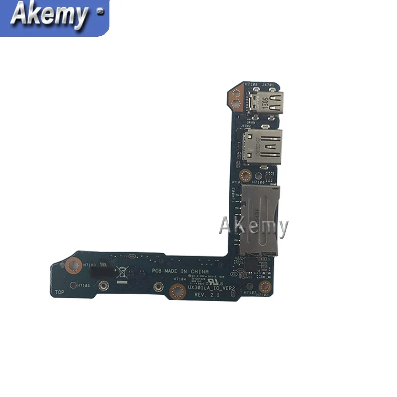 Новый оригинальный для Zenbook UX301 UX301L UX301LA USB плата SSD UX301LA_IO_VER2 тест хорошая Бесплатная доставка
Новый оригинальный для Zenbook UX301 UX301L UX301LA USB плата SSD UX301LA_IO_VER2 тест хорошая Бесплатная доставка