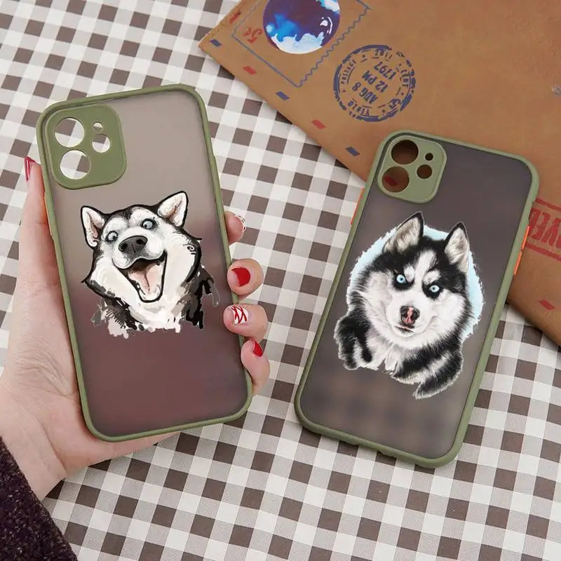 Husky Kawaii Wolf cute animal Phone Case matte transparent For iphone 7 8 11 12 plus mini x xs xr pro max cover
Husky Kawaii Wolf cute animal Phone Case matte transparent For iphone 7 8 11 12 plus mini x xs xr pro max cover
