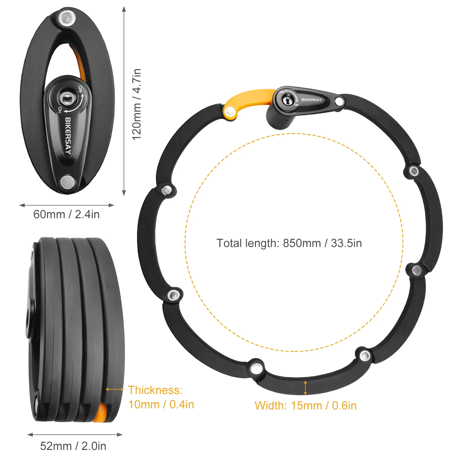 Mini Bike Chain Lock Anti-theft Bicycle Folding Lock Cycling Chain Lock Safety Motorcycle Bicycle Locks For Cycling
Mini Bike Chain Lock Anti-theft Bicycle Folding Lock Cycling Chain Lock Safety Motorcycle Bicycle Locks For Cycling