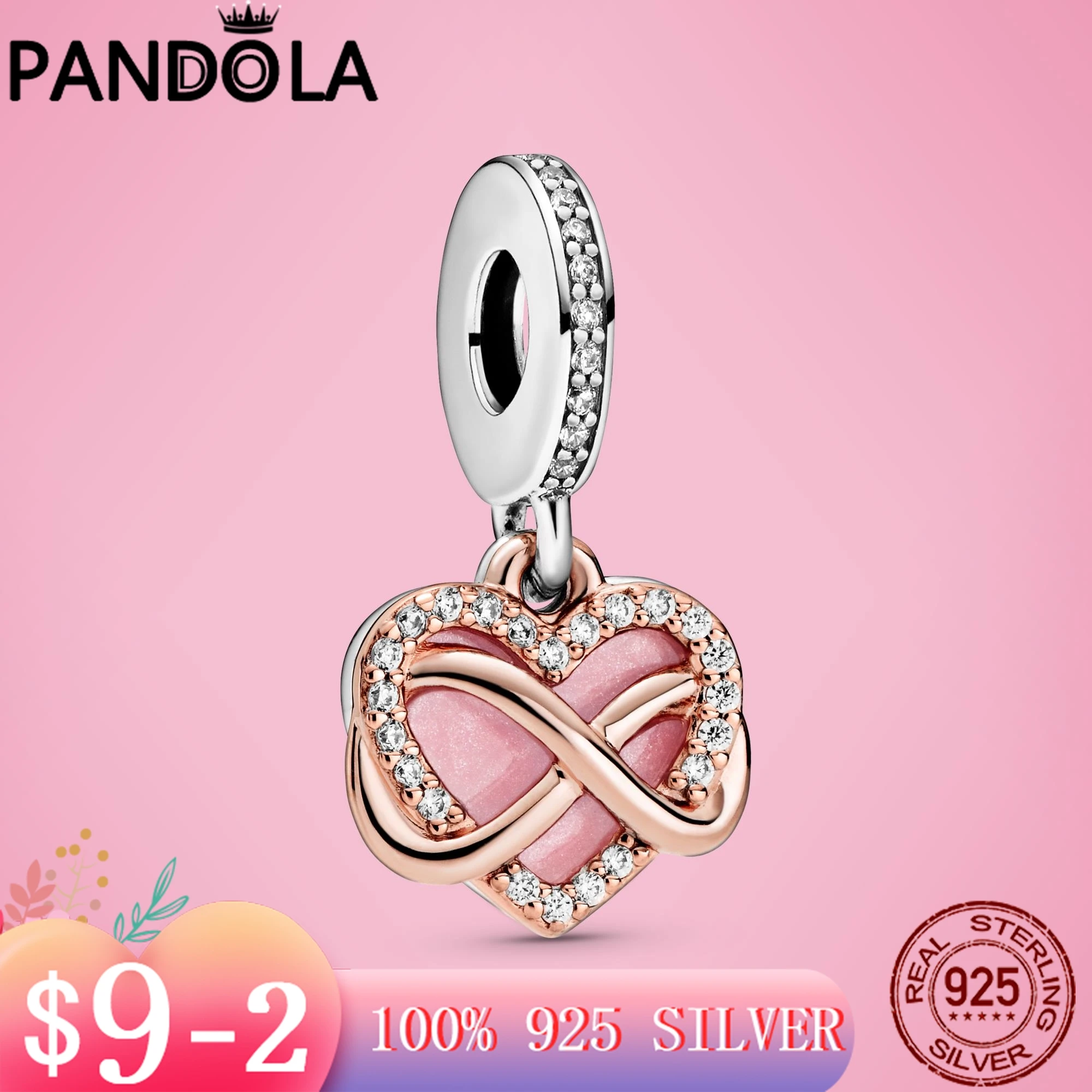 Изящные Ювелирные изделия, блестящие подвески-шармы в виде оригинальных бусин Pandora, браслет, ювелирные изделия, подарок, лидер продаж
Изящные Ювелирные изделия, блестящие подвески-шармы в виде оригинальных бусин Pandora, браслет, ювелирные изделия, подарок, лидер продаж