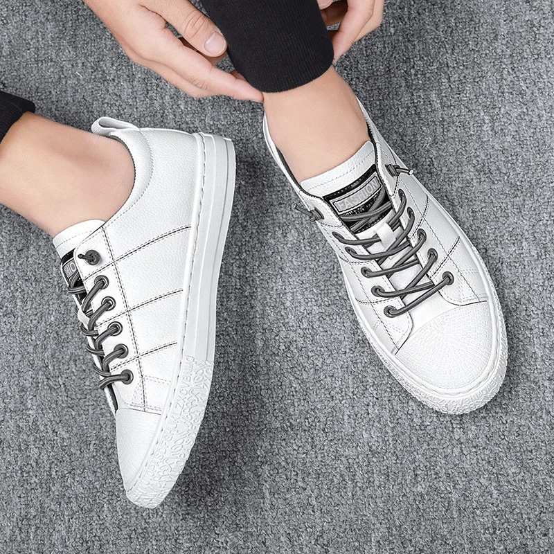 2021 Popular Men Casual Pu Leather Shoes White Black Mens Fashion Shoe Low Top Walking Shoes For Men Designer Adult Casual Shoe
2021 Popular Men Casual Pu Leather Shoes White Black Mens Fashion Shoe Low Top Walking Shoes For Men Designer Adult Casual Shoe