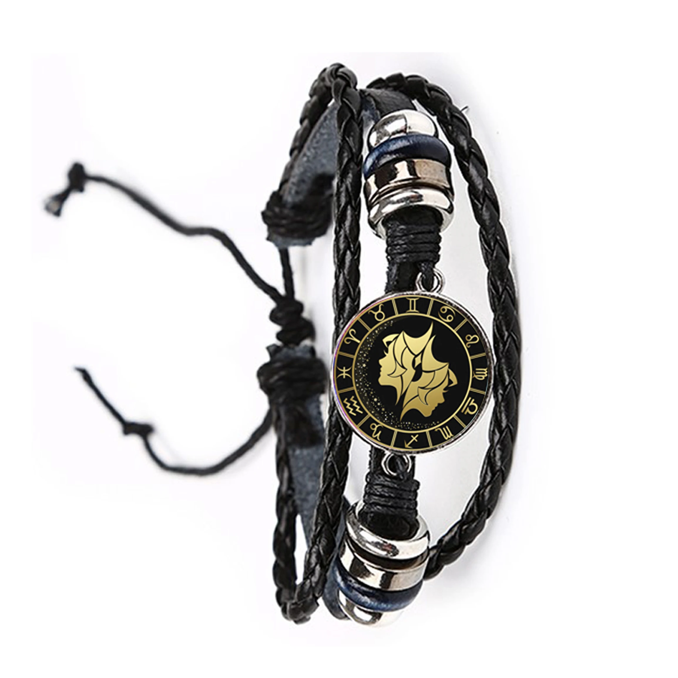 2021 Leather Bracelet 12 constellation glass texture Leo Pisces cancer, male and female students general factory wholesale
2021 Leather Bracelet 12 constellation glass texture Leo Pisces cancer, male and female students general factory wholesale