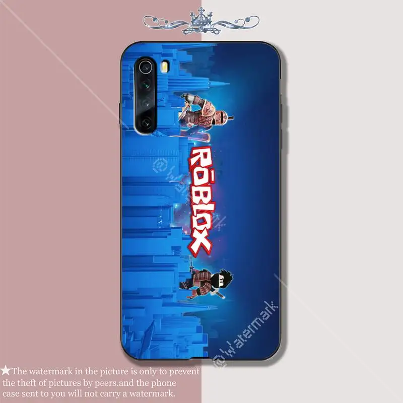 YJYDNHBD Game Robloxes soft TPU black case cover for xiaomi redmi 4X 5 plus 6 6A 7 7A 8 8A 9 note 4 8 T 9 pro max coque
YJYDNHBD Game Robloxes soft TPU black case cover for xiaomi redmi 4X 5 plus 6 6A 7 7A 8 8A 9 note 4 8 T 9 pro max coque
