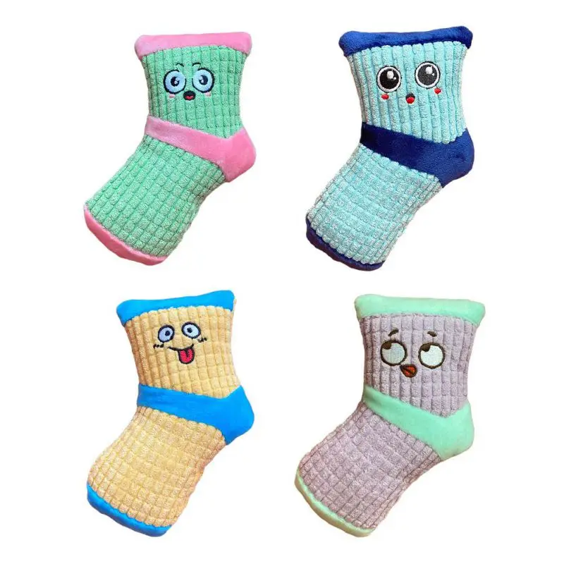 Plush Socks Shape Pet Puppy Squeaky Chew Bite Resistant Interactive Toy Funny Dog Toys Dog Daily Outfit Multicolor Pet Supplies
Plush Socks Shape Pet Puppy Squeaky Chew Bite Resistant Interactive Toy Funny Dog Toys Dog Daily Outfit Multicolor Pet Supplies