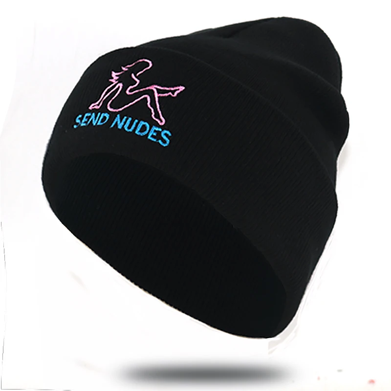 Send Nudes beanie hat embroidery knitted beanies cotton flexible black winter hats men women fashion winter ski cap all matched
Send Nudes beanie hat embroidery knitted beanies cotton flexible black winter hats men women fashion winter ski cap all matched
