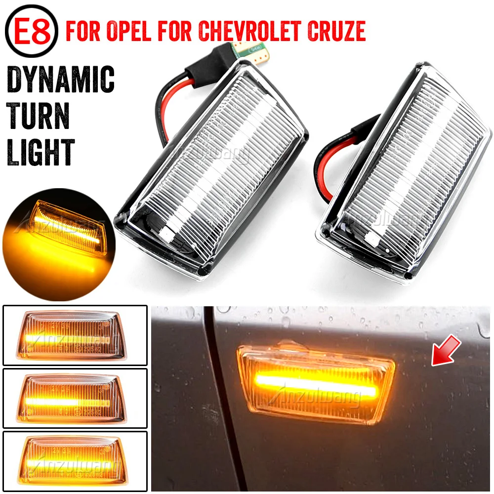 2pcs For Opel Insignia Astra H Zafira B Corsa D For Chevrolet Cruze LED Dynamic Side Marker Light Repeater Indicator Light
2pcs For Opel Insignia Astra H Zafira B Corsa D For Chevrolet Cruze LED Dynamic Side Marker Light Repeater Indicator Light