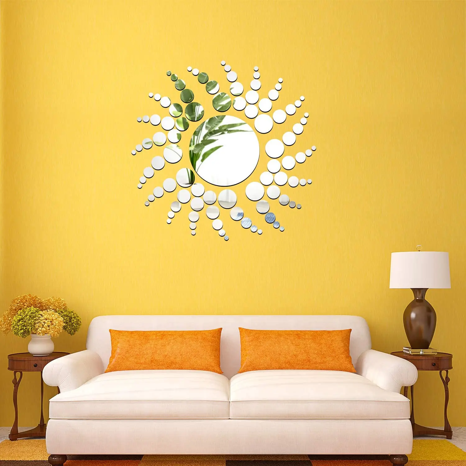 2022 Removable Acrylic Mirror Setting Wall Sticker Decal for Home Living Room Bedroom Decor (Round Circle, 48 Pieces) small mirr 
2022 Removable Acrylic Mirror Setting Wall Sticker Decal for Home Living Room Bedroom Decor (Round Circle, 48 Pieces) small mirr