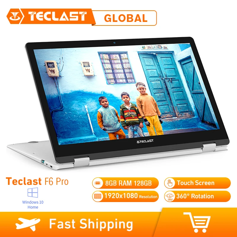 Teclast F6 Pro Тетрадь 13 3 дюймов Windows 10 Intel Core m3 7Y30 Dual 8 ГБ Оперативная память 128 SSD