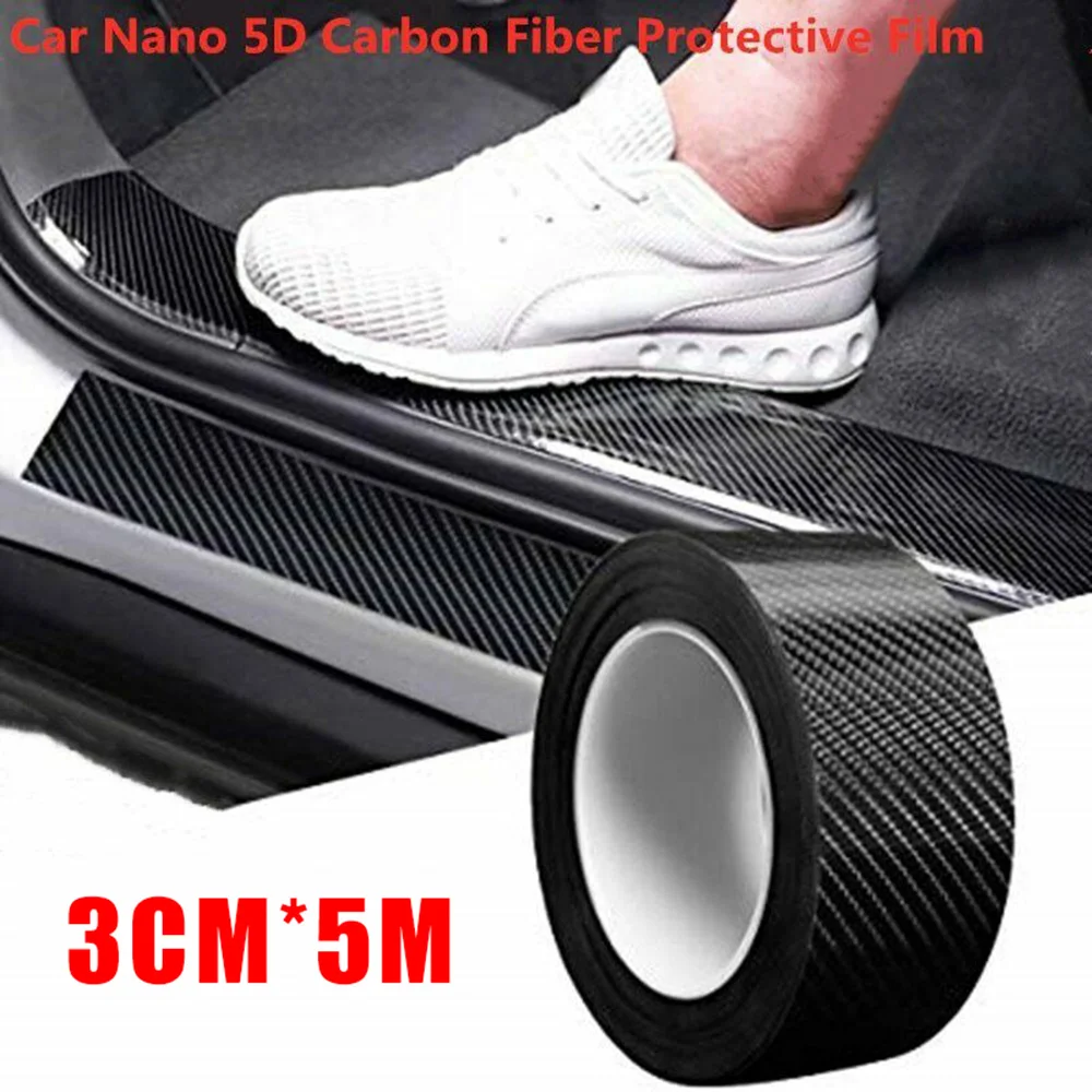 3CM*5M Carbon Fiber Vinyl Film Carbon Sticker Fiber Protector Sill Scuff Cover Car Door Body Anti Scratch Strip
3CM*5M Carbon Fiber Vinyl Film Carbon Sticker Fiber Protector Sill Scuff Cover Car Door Body Anti Scratch Strip