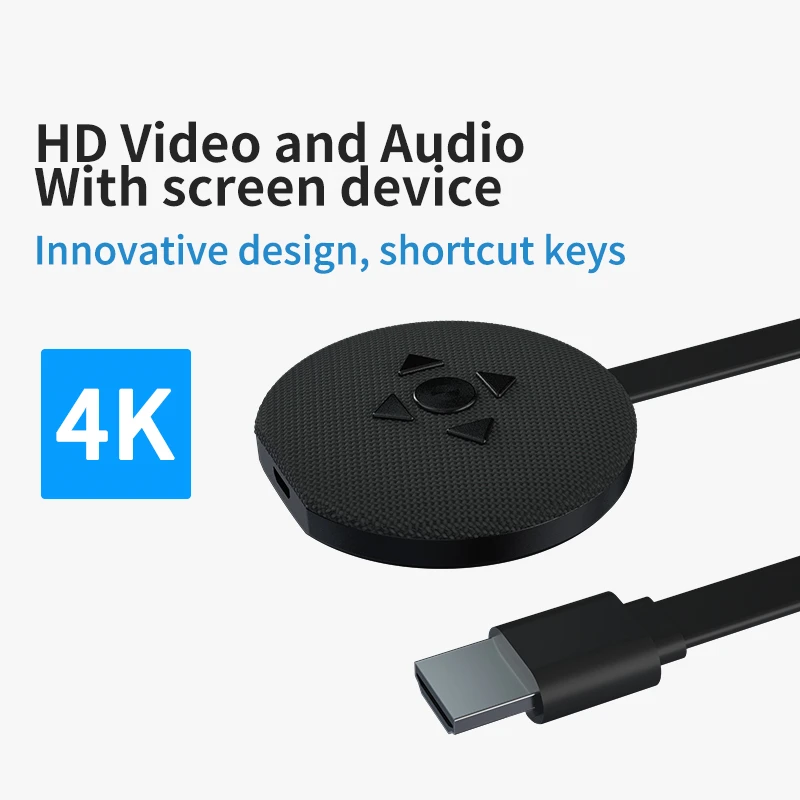 Miracast TV Stick Wifi Display Receiver 4K HDMI-compatible Adapter DLNA Airplay Chromecast for Android iOS Mirascreen Dongle
Miracast TV Stick Wifi Display Receiver 4K HDMI-compatible Adapter DLNA Airplay Chromecast for Android iOS Mirascreen Dongle