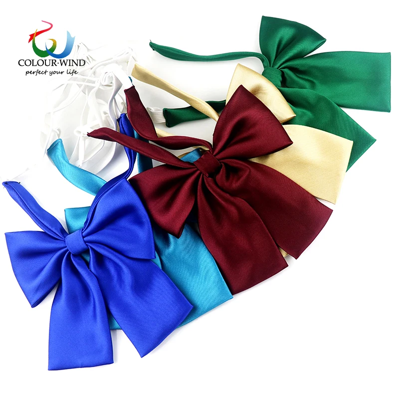 Formal Big Bow Tie Solid College Style Women School Girl Bowtie Cosplay Uniform Accessories Cravat Office Butterfly 12*12CM Gift
Formal Big Bow Tie Solid College Style Women School Girl Bowtie Cosplay Uniform Accessories Cravat Office Butterfly 12*12CM Gift