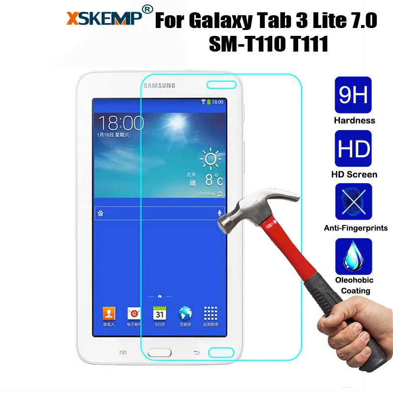 Фото 9H 0 3 мм пленка из закаленного стекла для Samsung Galaxy Tab Lite 7 SM T110/T111 - купить