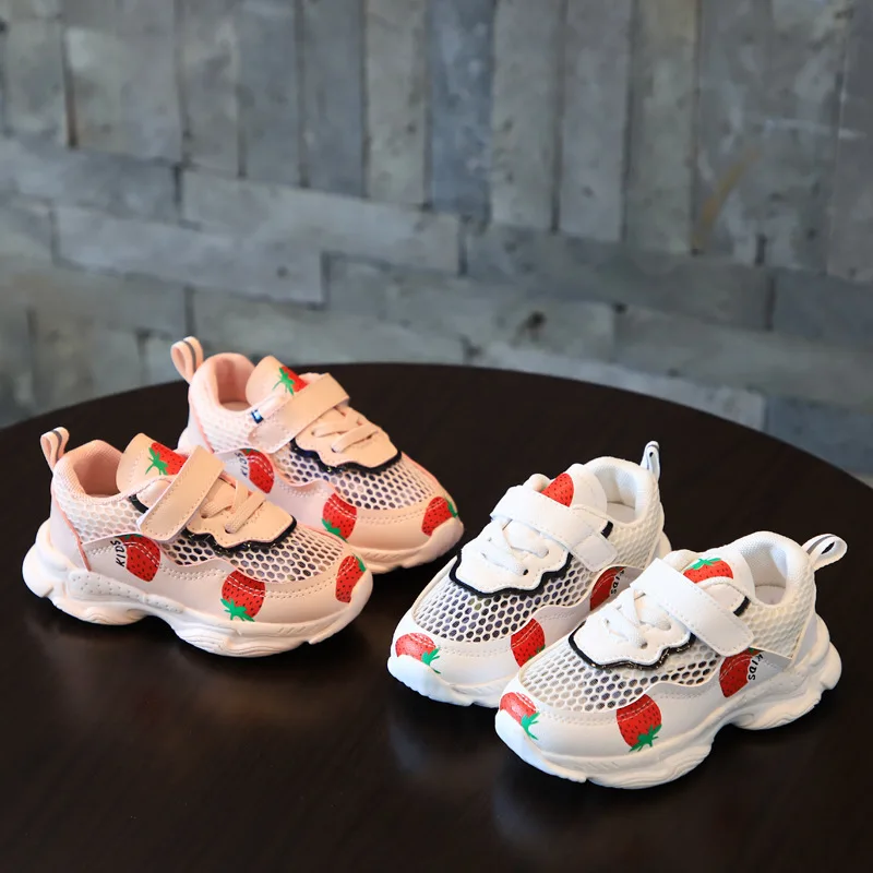 New Fashion Summer Children's Air Mesh Sneakers Casual Breathable Strawberry Girls Net Fabric Soft Sports Shoes For Kids Running
New Fashion Summer Children's Air Mesh Sneakers Casual Breathable Strawberry Girls Net Fabric Soft Sports Shoes For Kids Running