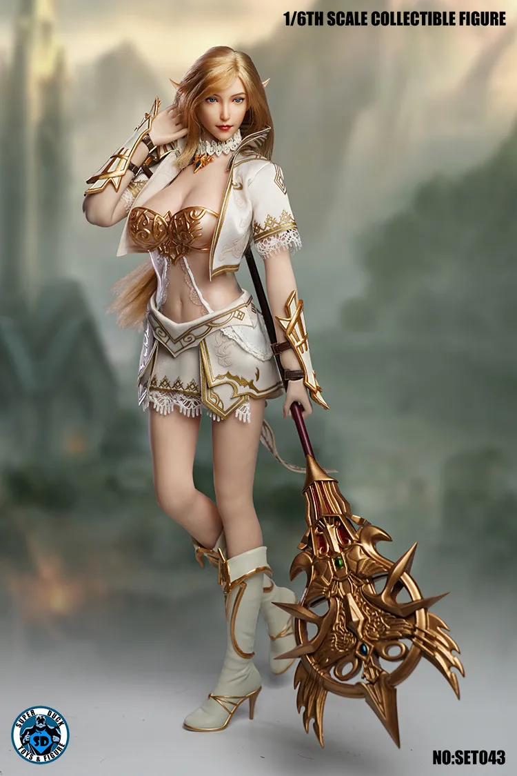 SUPER DUCK SET043 1/6 COSPALY Paradise 2 Fairy Elf head carving costume suit for 12-inch woman dolls in stock
SUPER DUCK SET043 1/6 COSPALY Paradise 2 Fairy Elf head carving costume suit for 12-inch woman dolls in stock