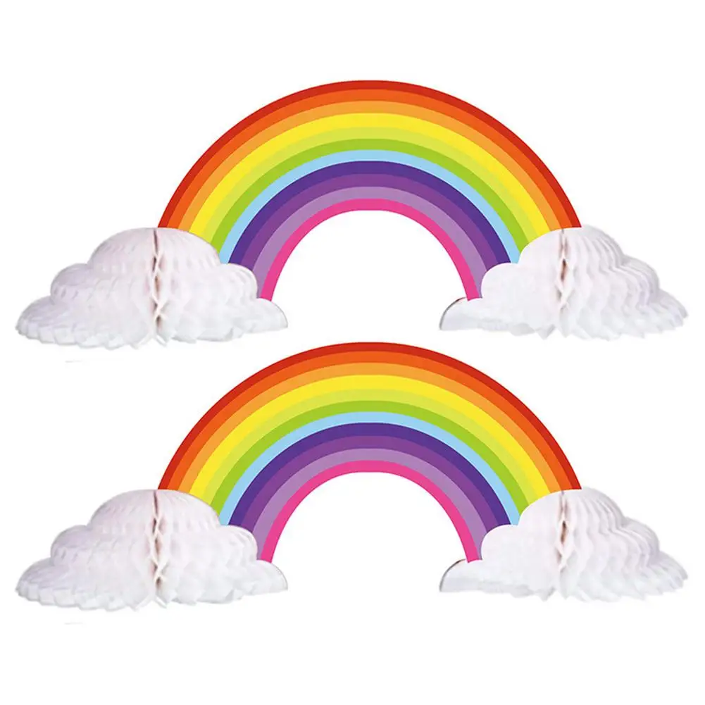 2PCS 3D Rainbow Honeycomb Colored Paper Ornaments Fashion Home Bedroom Children's Room Birthday Party Scene Layout Decoration
2PCS 3D Rainbow Honeycomb Colored Paper Ornaments Fashion Home Bedroom Children's Room Birthday Party Scene Layout Decoration