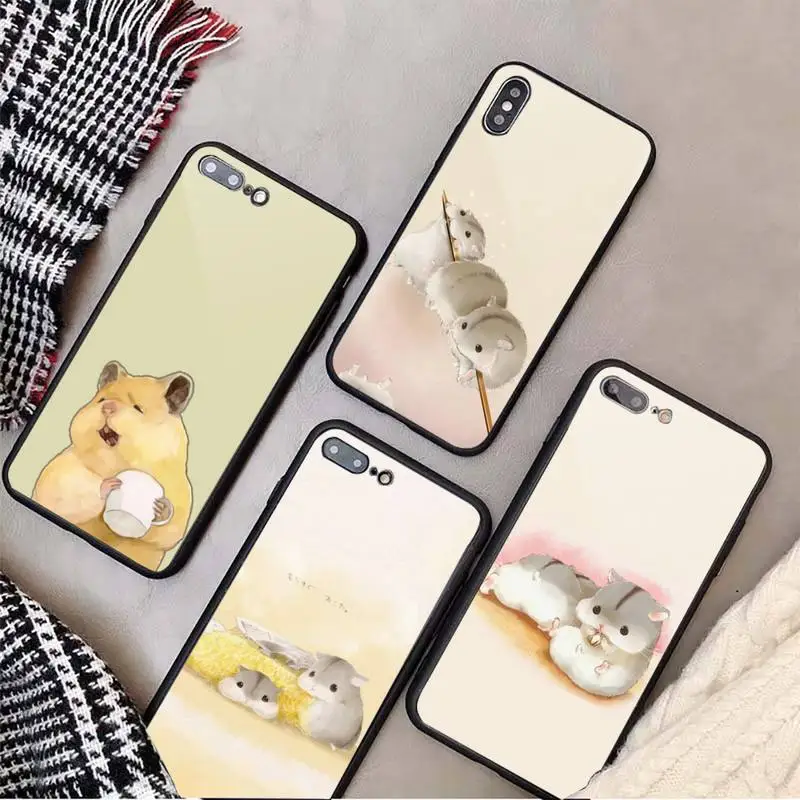 Cute cartoon animal hamster art Phone Case Tempered glass For iphone 6 7 8 plus X XS XR 11 12 13 PRO MAX mini
Cute cartoon animal hamster art Phone Case Tempered glass For iphone 6 7 8 plus X XS XR 11 12 13 PRO MAX mini