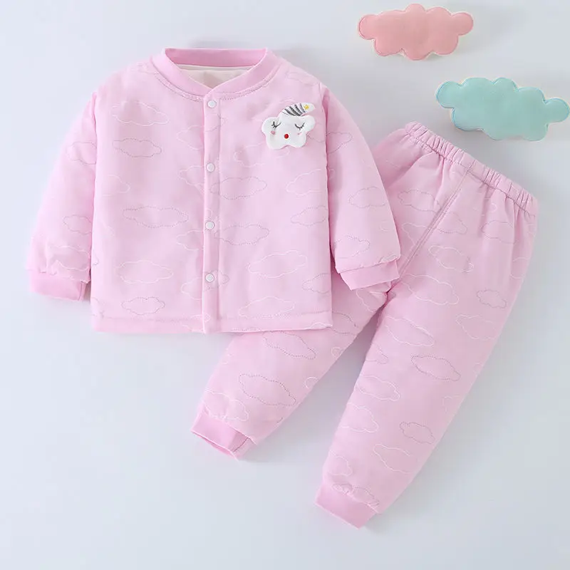 Warm Baby Underwear Set Winter Newborn Cotton-Padded Trousers Coat Toddlers Tops Pants Suit Kids Clothes Soft Children Outfits
Warm Baby Underwear Set Winter Newborn Cotton-Padded Trousers Coat Toddlers Tops Pants Suit Kids Clothes Soft Children Outfits