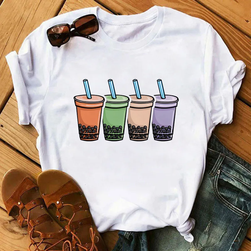 T-shirts Girls Panda Milk Tea Animal Graphic Female T-shirt Summer Cute Cartoon Lady Tshirt Casual Short-sleeved Street Clothing
T-shirts Girls Panda Milk Tea Animal Graphic Female T-shirt Summer Cute Cartoon Lady Tshirt Casual Short-sleeved Street Clothing