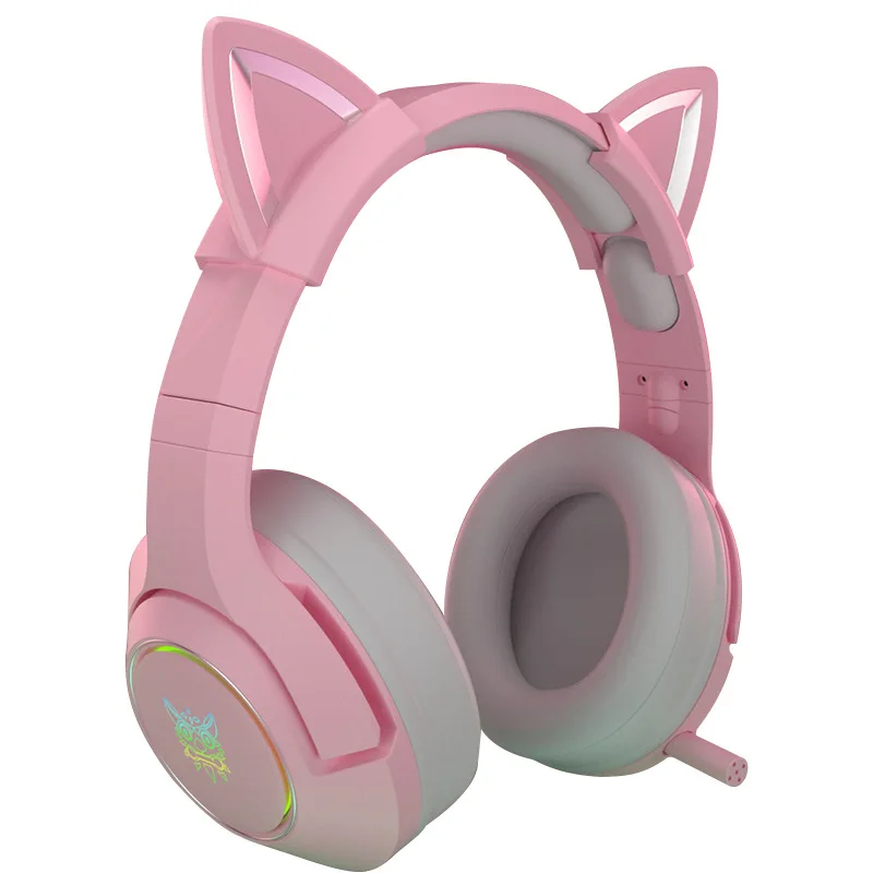 New Cat Ears Cute Girl Gaming Headset ENC Noise Reduction Gaming Earphone HiFi 7.1 Channel RGB Wired Headphones With Microphone
New Cat Ears Cute Girl Gaming Headset ENC Noise Reduction Gaming Earphone HiFi 7.1 Channel RGB Wired Headphones With Microphone