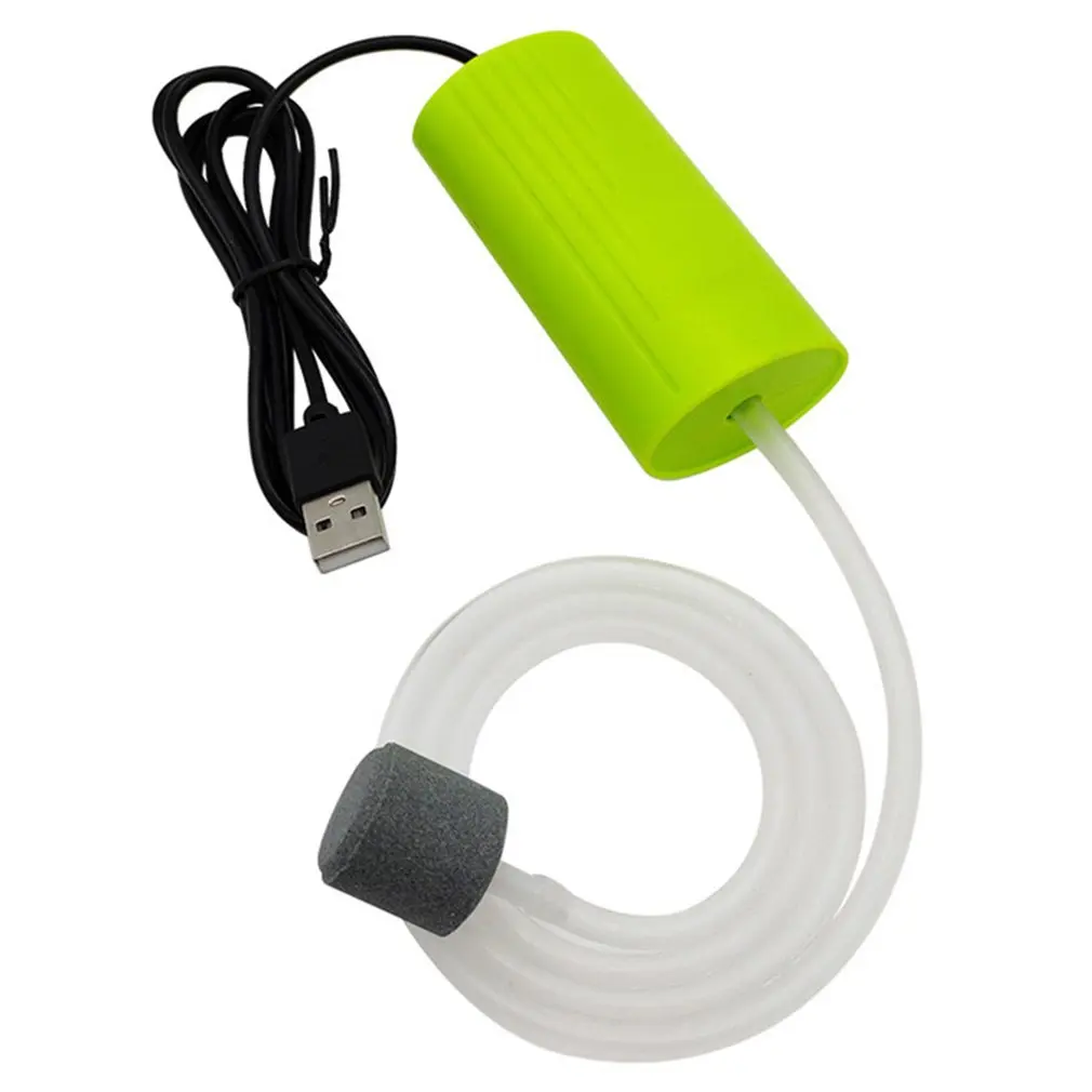 

Aquarium Fish Tank USB Oxygen Air Pump Mute Energy Saving Supplies Portable Mini Aquatic Terrarium Fish Tank Accessories