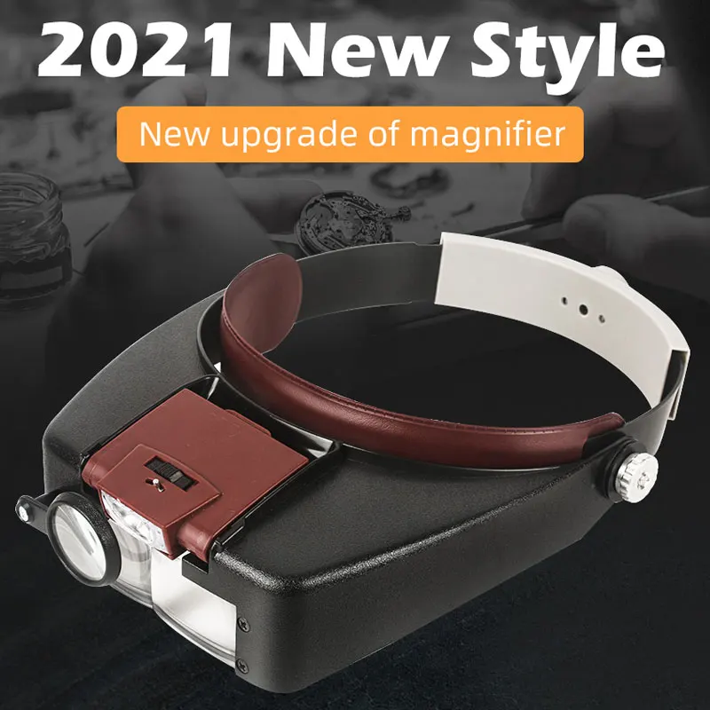 10X Headband Glasses Magnifier Adjustable Size LED Magnifier Loupe Glasses For Reading Optivisor Magnifier Illuminated
10X Headband Glasses Magnifier Adjustable Size LED Magnifier Loupe Glasses For Reading Optivisor Magnifier Illuminated