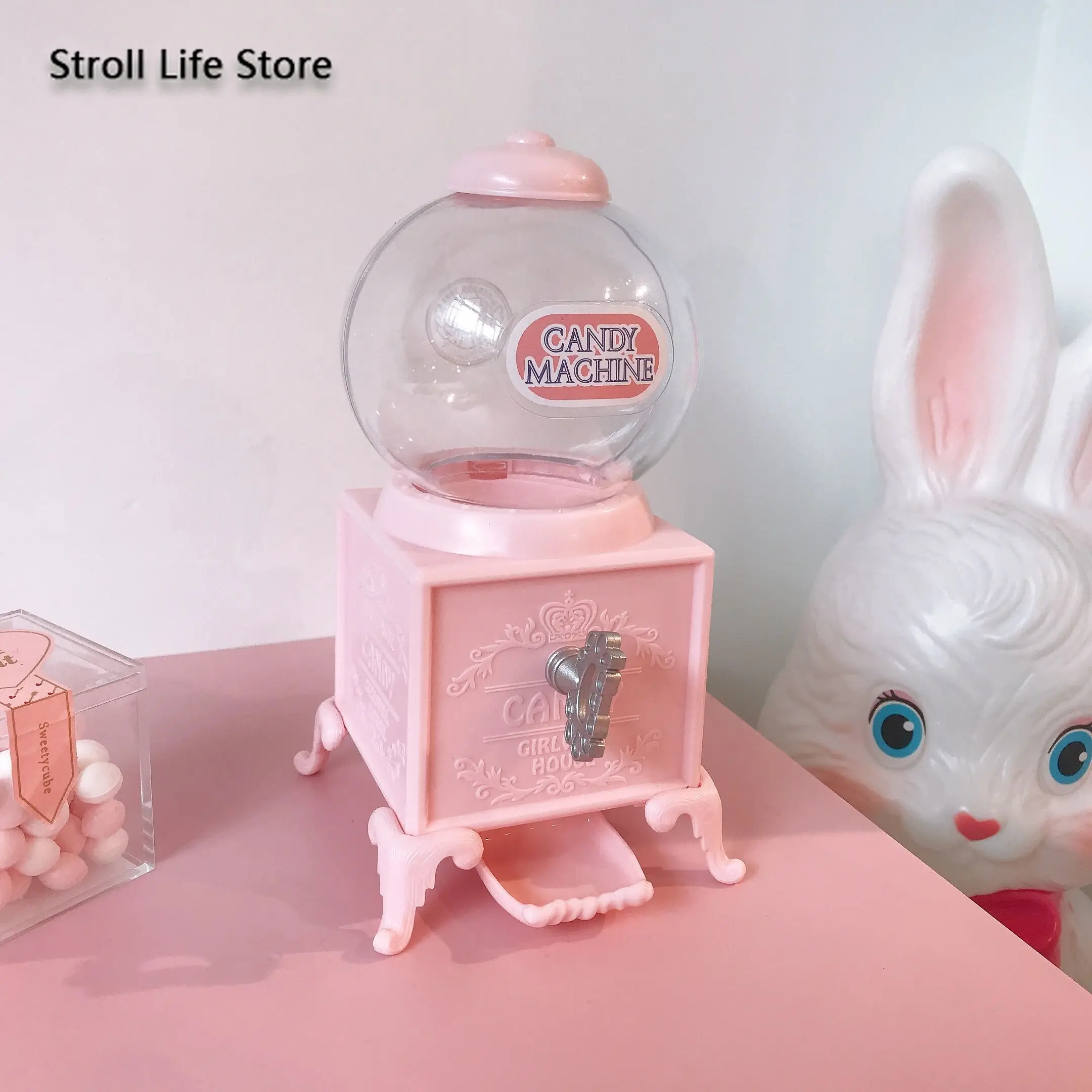 Creative Pink Candy Twist Machine Piggy Bank for Paper Money Boxes Birthday Gift Valentine's Day Girl Heart Gift Ornaments FP092
Creative Pink Candy Twist Machine Piggy Bank for Paper Money Boxes Birthday Gift Valentine's Day Girl Heart Gift Ornaments FP092
