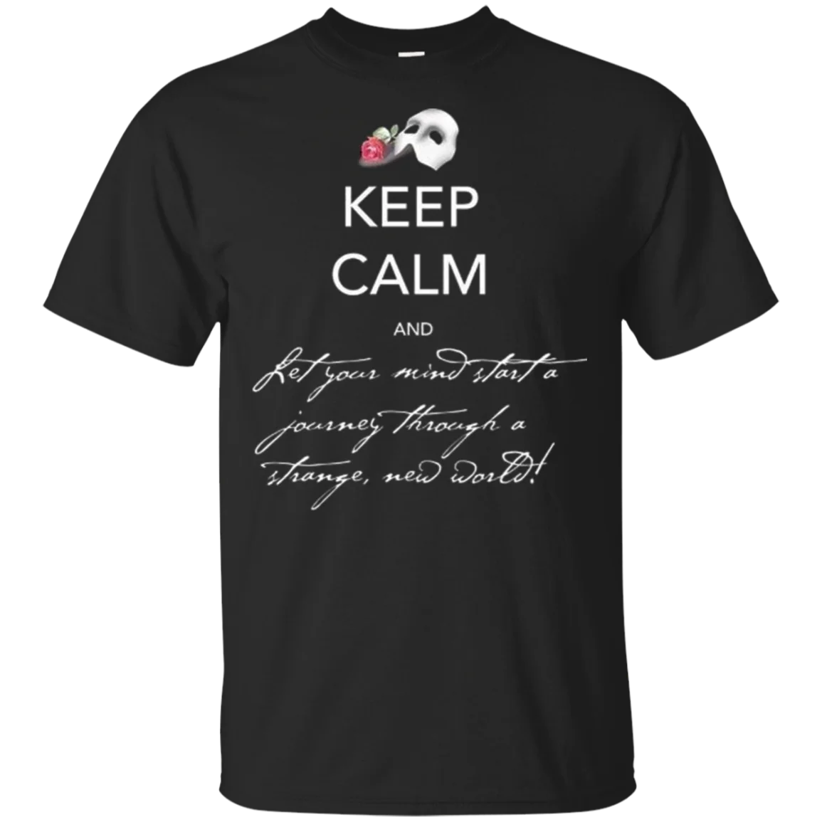 The Phantom of the Opera Broadway Show Men's White Black Navy T shirt S 3XL| |