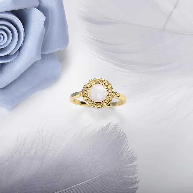 Женские винтажные кольца макраме обручальные с опалом ювелирные изделия 2021 -