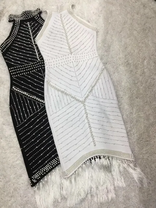 XL XXL High Quality Celebrity White Black Tassel Beading Sexy Rayon Bandage Dress Cocktail Party Dress
XL XXL High Quality Celebrity White Black Tassel Beading Sexy Rayon Bandage Dress Cocktail Party Dress