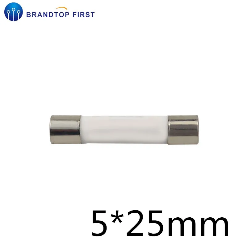 5 шт. 5X25Mm 250V плавкий сердечник цилиндр Кепки Керамика предохранитель 0.5A 1A 2A 3A 4A 5A 6A