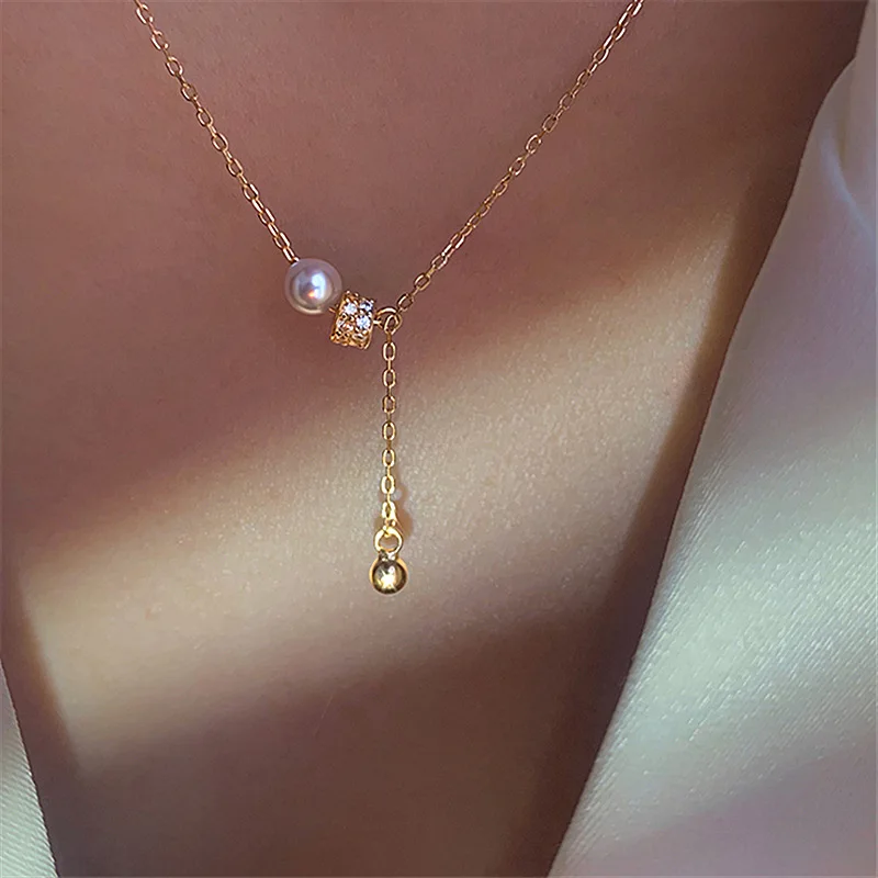Micro Pave Tube Simple Pearl Short Necklace For Women Elegant Classic New Fashion Jewelry
Micro Pave Tube Simple Pearl Short Necklace For Women Elegant Classic New Fashion Jewelry