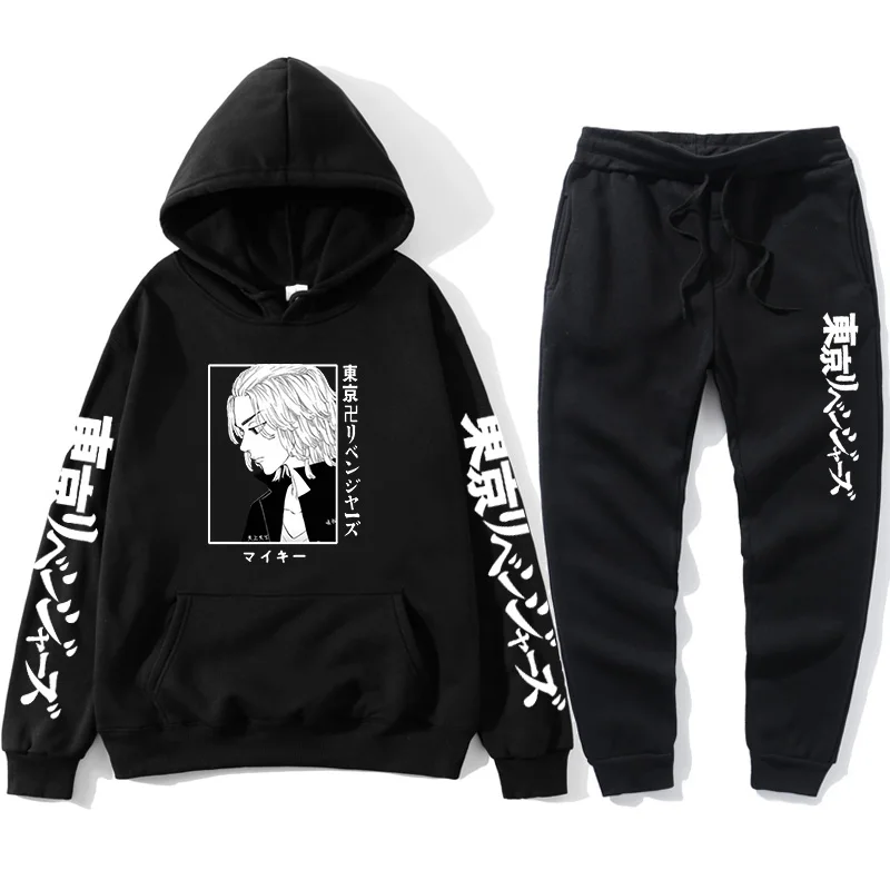 2021 New Tokyo Revengers Manjiro Sano Hoodie Sweatshirt Sweatpants Suit Loose Top+ Trousers Sets Unisex Autumn Pullover Clothes
2021 New Tokyo Revengers Manjiro Sano Hoodie Sweatshirt Sweatpants Suit Loose Top+ Trousers Sets Unisex Autumn Pullover Clothes