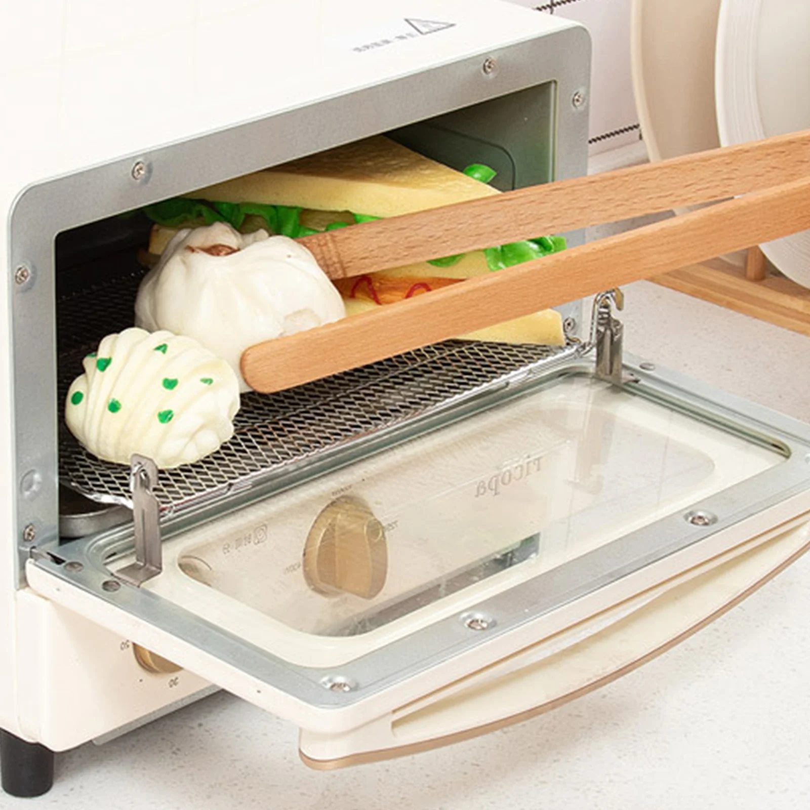 Wooden Clip Clamp BBQ Clip Buffet Food Tongs Bread Steak Kitchen Clamp Serving Tool Cooking Utensils With Silica Handle
Wooden Clip Clamp BBQ Clip Buffet Food Tongs Bread Steak Kitchen Clamp Serving Tool Cooking Utensils With Silica Handle