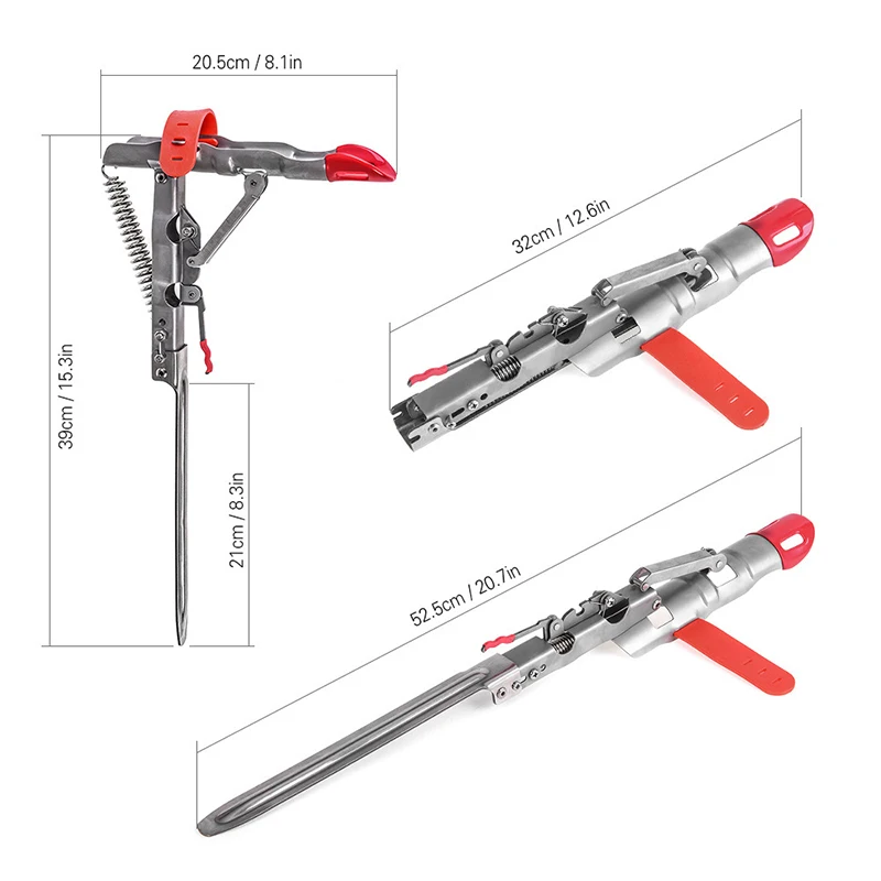 Automatic Rod Holders Automatic Spring Tip-Up Hook with Stainless Steel Ground Support Fish Pole Rack SM
Automatic Rod Holders Automatic Spring Tip-Up Hook with Stainless Steel Ground Support Fish Pole Rack SM