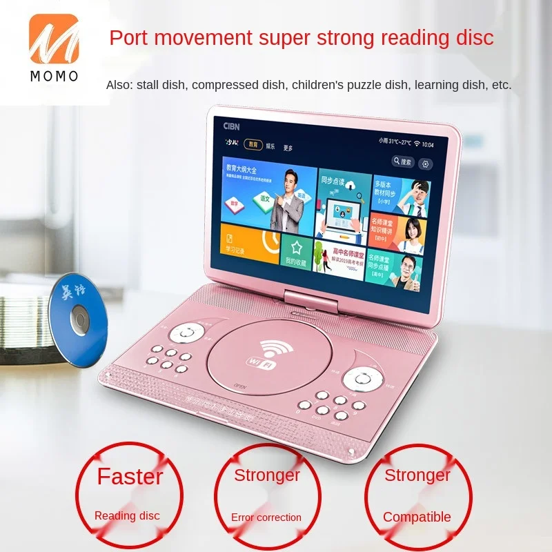 DVD DVD Player Home HD Portable CD VCD Player Integrated CD Children EVD Small TV with WiFi Disc Player Small New Reading Disc
DVD DVD Player Home HD Portable CD VCD Player Integrated CD Children EVD Small TV with WiFi Disc Player Small New Reading Disc