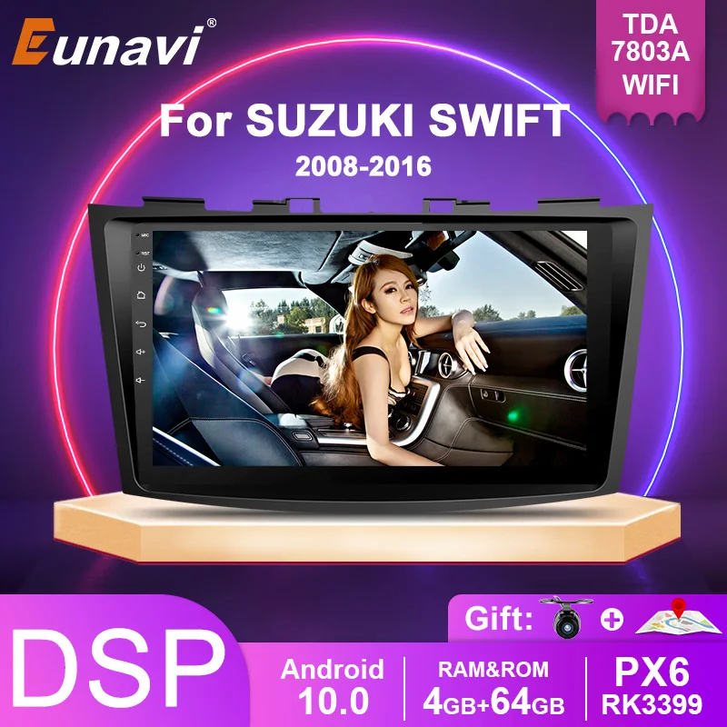 Автомагнитола Eunavi, 2 Din, Android 10, мультимедийный видеоплеер для Suzuki Swift 2008, 2009, 2010, 2011-2016, с 9-дюймовым экраном, GPS, головное устройство
Автомагнитола Eunavi, 2 Din, Android 10, мультимедийный видеоплеер для Suzuki Swift 2008, 2009, 2010, 2011-2016, с 9-дюймовым экраном, GPS, головное устройство