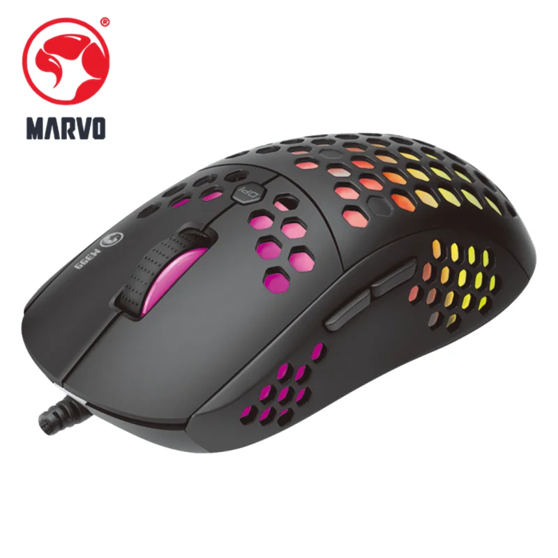 MARVO M399 Gaming Mouse Ajustable DPI RGB Backlight Wired Mice, 6 Buttons USB Computer Mouse
MARVO M399 Gaming Mouse Ajustable DPI RGB Backlight Wired Mice, 6 Buttons USB Computer Mouse