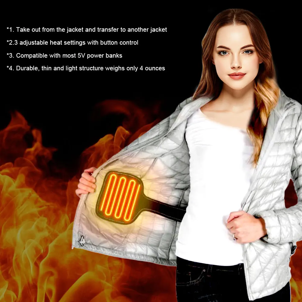 USB Warm Paste Pads Universal Coat Heater Smart Jacket Heater Keep Warm and Temperature Control Clothes DIY Heating Device
USB Warm Paste Pads Universal Coat Heater Smart Jacket Heater Keep Warm and Temperature Control Clothes DIY Heating Device