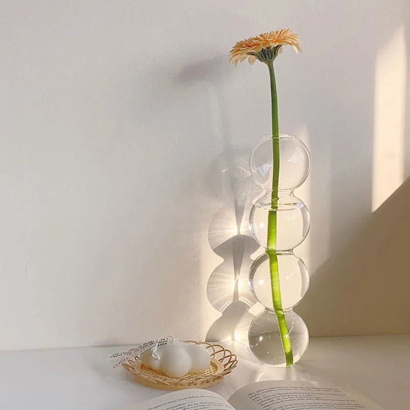 Vase Glass Transparent Flower Arrangement Vases Home Décor Nordic Creative Living Room Decoration Desktop Ornaments Hydroponics
Vase Glass Transparent Flower Arrangement Vases Home Décor Nordic Creative Living Room Decoration Desktop Ornaments Hydroponics
