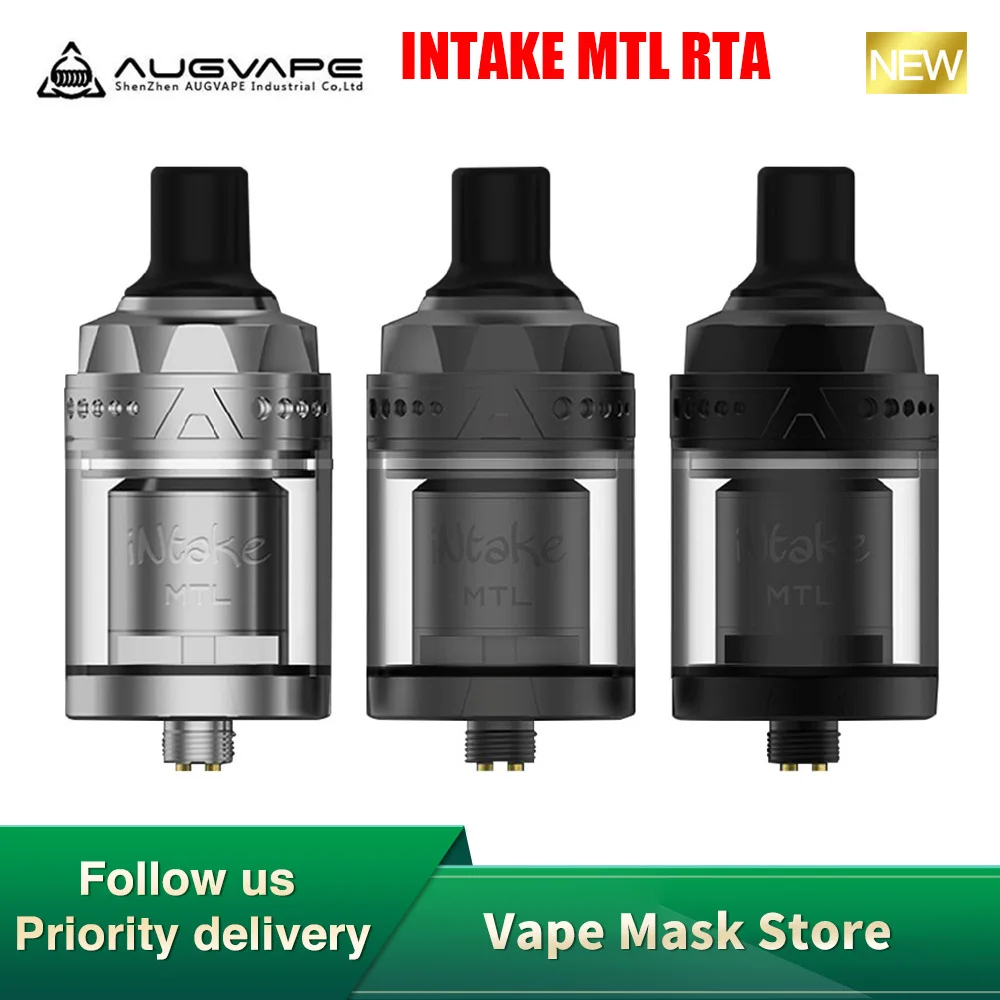 Оригинальный Впускной атомайзер AUGVAPE MTL RTA 3 1 мл/4 6 мл поток воздуха сверху внизу и