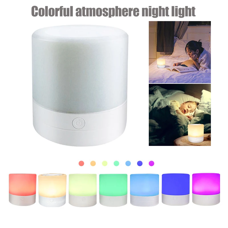 Portable Night Light with Handle USB Rechargeable Smart Touch Bedside Led Table Lamp with Colorful Light for Bedroom D1
Portable Night Light with Handle USB Rechargeable Smart Touch Bedside Led Table Lamp with Colorful Light for Bedroom D1